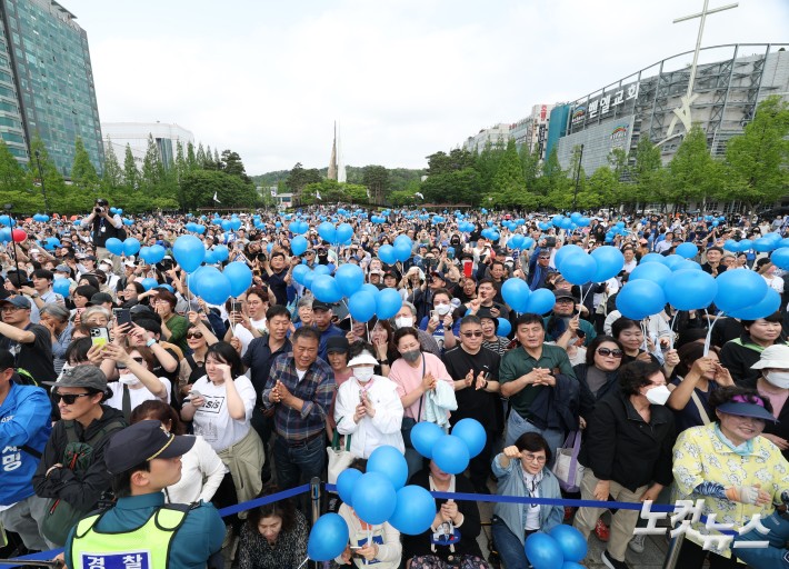 더불어민주당 이재명 대선후보 고양시 집중 유세