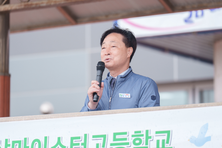 정원호 본부장이 인사말을 하고 있다. 월성본부 제공