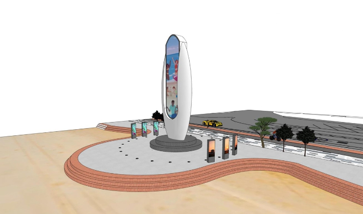 빛의 시계탑 조감도. 포항시 제공