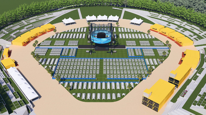 치맥페스티벌 메인무대 조감도. 대구시 제공