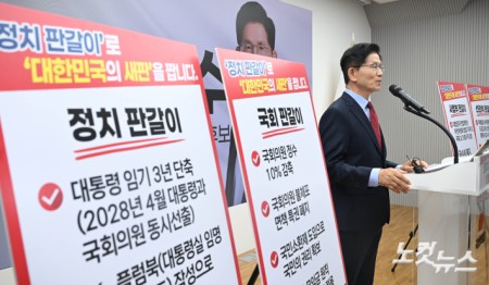 김문수, 정치개혁 기자회견