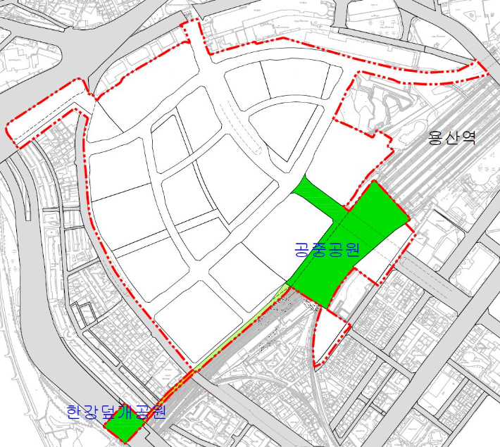 공중정원 위치도