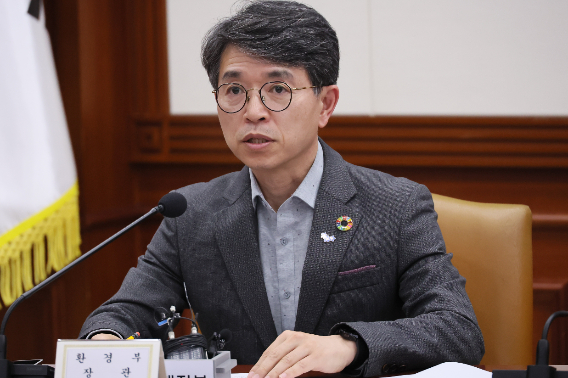 발언하는 김완섭 환경부 장관. 연합뉴스