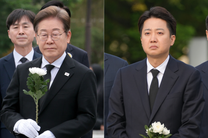 이재명·이준석, 노무현 묘역 참배…국힘 "골든크로스 기대"[박지환의 뉴스톡]