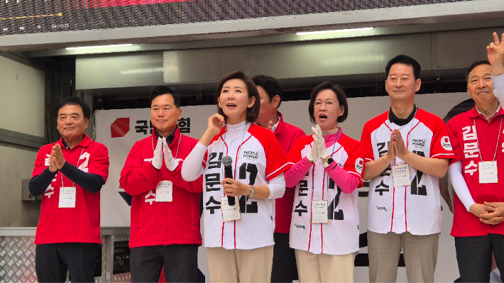 대구 찾은 나경원 "역전의 명수 김문수가 이긴다" 지지 호소