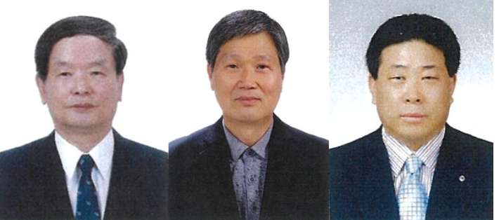 경주시문화상 수상자인 정석준·박방룡·서환길씨. 경주시 제공