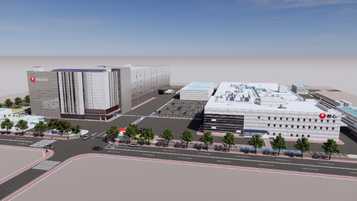 농심 녹산 수출전용공장 조감도. 농심 제공