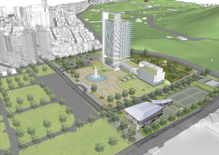 대구시청 신청사 조감도. 대구시 제공