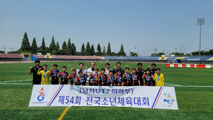 포항시 선수단이 제54회 전국소년체육대회에서 우수한 성적을 거뒀다. 포항시 제공