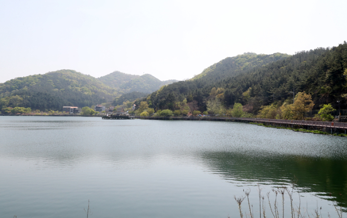 아중호수 전경. 전주시 제공