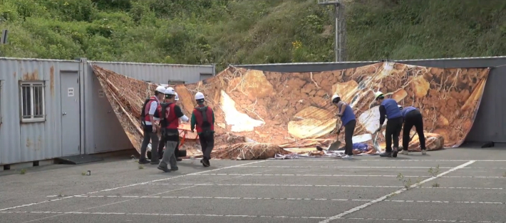 원자력환경공단이 2025년 재난대응 안전한국훈련을 실시하고 있다. 공단 제공