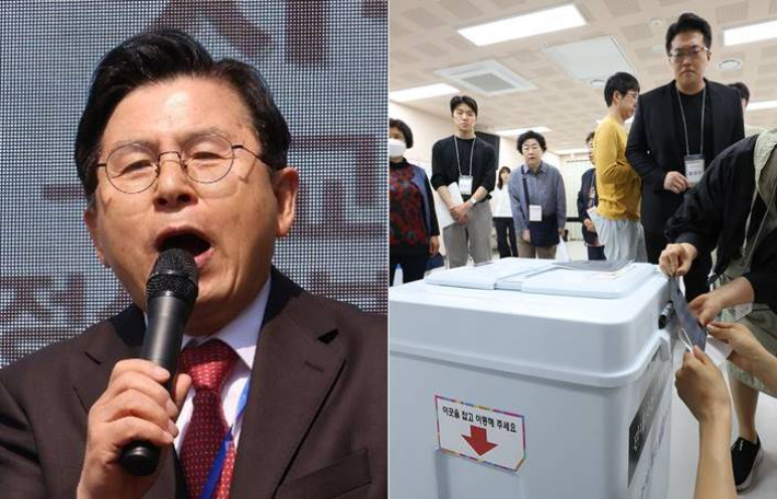 [단독]'부정선거 음모론' 황교안 측 참관인, 투표함 훼손…"고발 예정"