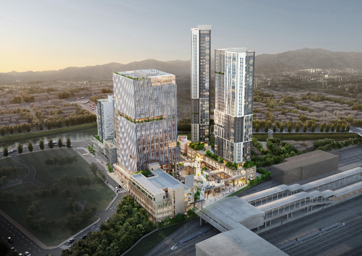 천안역세권 혁신지구 도시재생사업 조감도. 천안시 제공