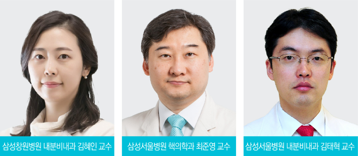 삼성창원병원-삼성서울병원 공동 연구팀. 삼성창원병원 제공