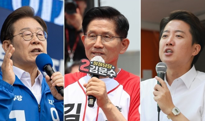 [속보]이재명 51.7% 김문수 39.3%…방송 3사 출구조사