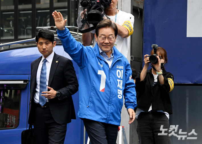 강원도 울산도…이재명, 영남 빼곤 대부분서 김문수 압도