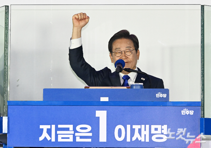 이재명, 부산서 '40% 벽' 돌파…김문수 과반, 이준석 7.5%