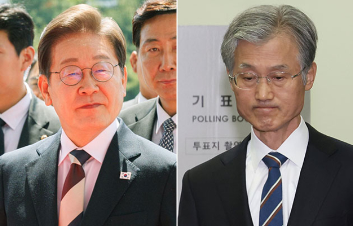 웃곤 있지만…李대통령 만난 조희대 대법원장의 '악수'