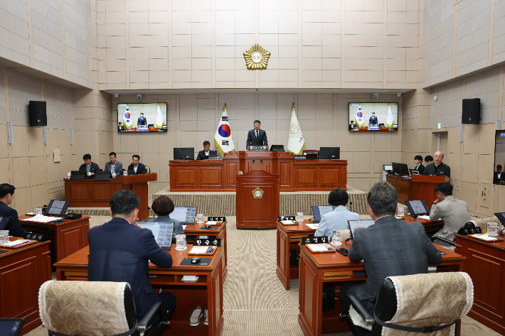제1차 정례회 개회. 고흥군의회 제공