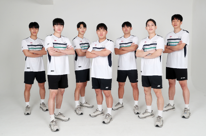 전주시 배드민턴팀 단체사진. 전주시 제공