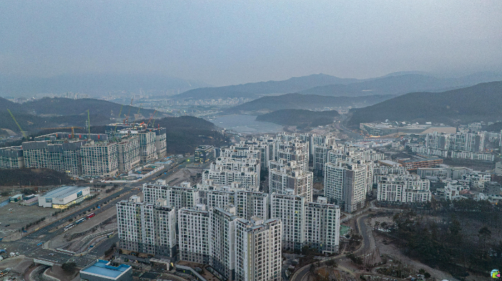 의왕백운밸리 일대 모습. 의왕시 제공