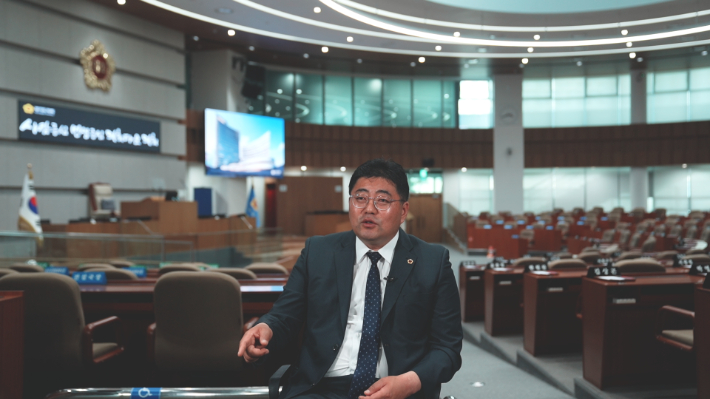 경기도의회 김진명 의원(더불어민주당, 성남6). 박철웅 PD