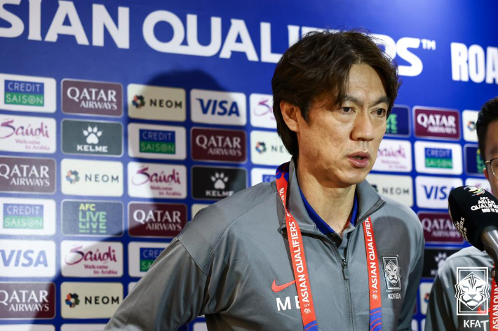 홍명보 감독. 대한축구협회 제공