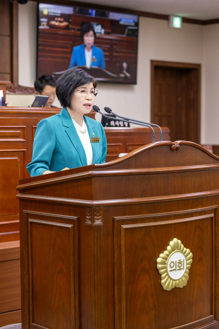 오행숙 부의장. 순천시의회 제공