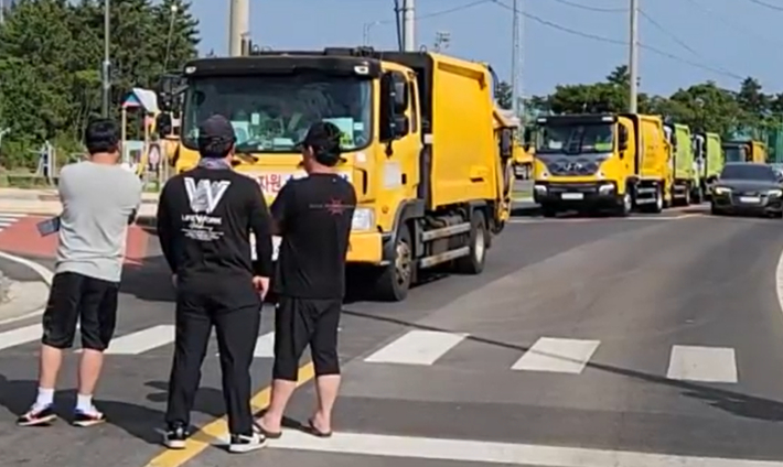 제주환경자원센터 봉쇄로 공공수거 쓰레기만 300톤 쌓여