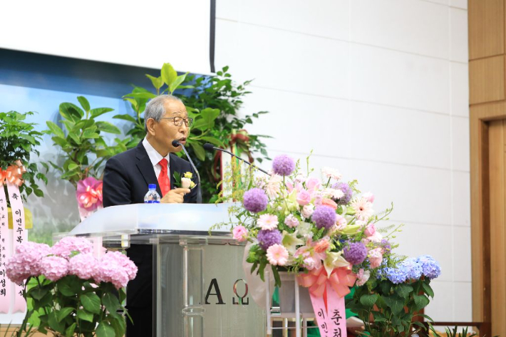 정영택 목사(증경총회장,경주제일교회 원로)가 '목회적 지도력'이라는 주제로 말씀을 전했다.홍천중앙교회 제공
