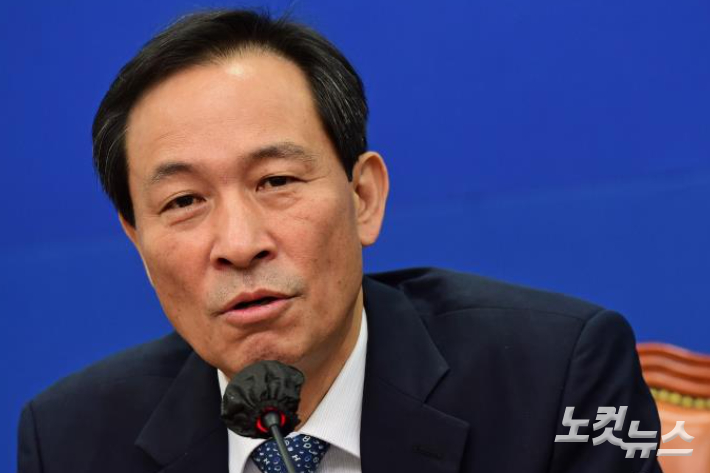 대통령실 우상호 정무수석. 윤창원 기자