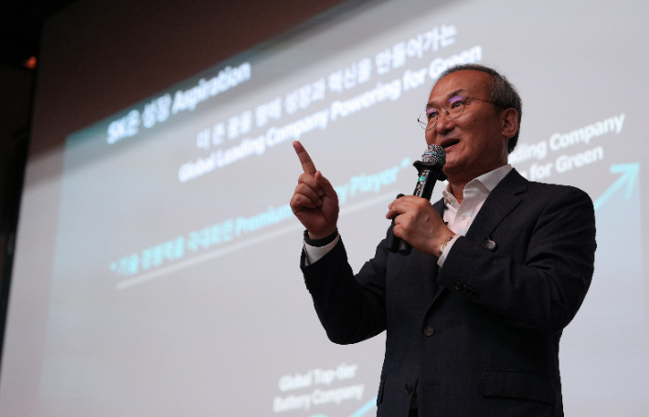 이석희 SK온 최고경영자(CEO). SK온 제공