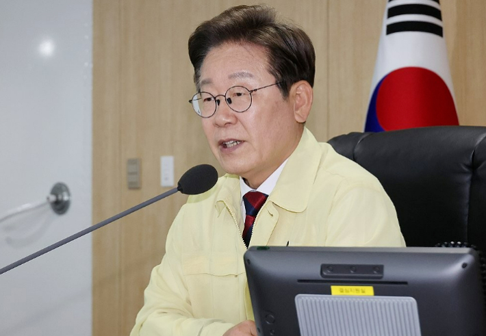 이재명 대통령이 5일 서울 용산 대통령실에서 안전치안점검회의를 하며 발언하고 있다. 연합뉴스