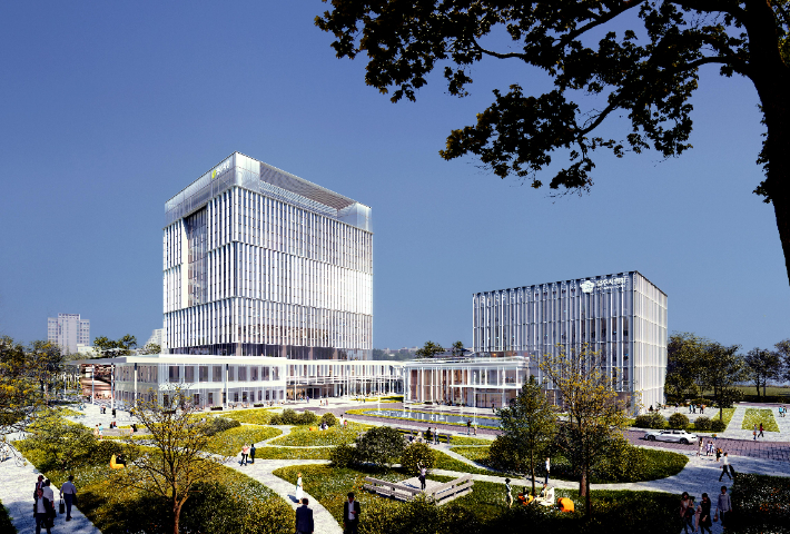 청주시 신청사 조감도. 청주시 제공