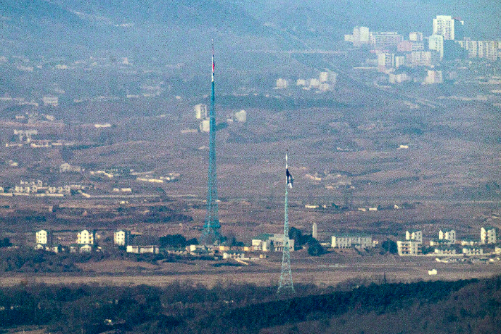 고요한 북녘. 연합뉴스