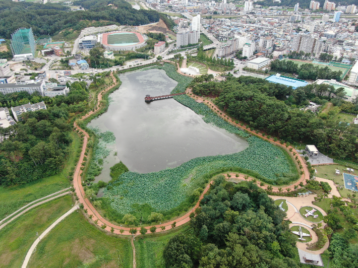 울진 연호공원 전경. 울진군 제공
