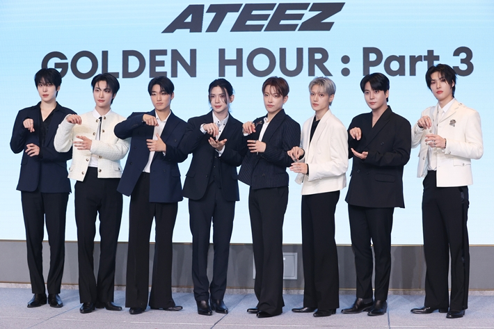 '새 시도' 에이티즈 "'레몬 드롭', 저희 기준 산뜻한 노래"[현장EN:]
