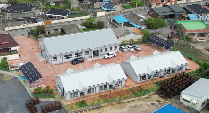 농촌개발사업과 일반 농산어촌 개발로 조성돈 전남 함평 휴센터. 전라남도 제공