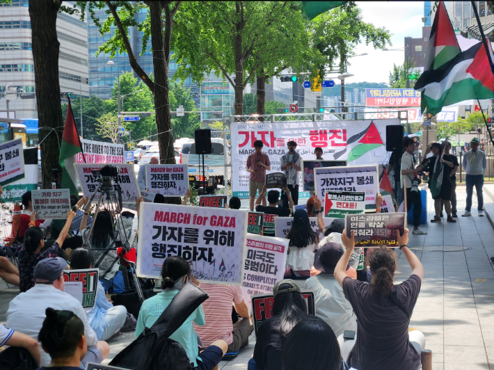 국내 팔레스타인인들, 이스라엘 공습 규탄 "전쟁 소용돌이에 몰아넣는 시도"