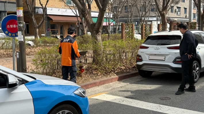 전북 소방, 소화전 불법주정차 '무관용 일제 단속'