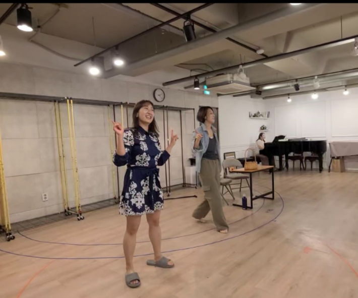 가족오페라 '헨젤과그레첼' 연습장면. 충북오페라단 제공