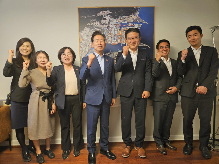 울산시 투자사절단, HD현대중 노르웨이 오슬로 지사 방문