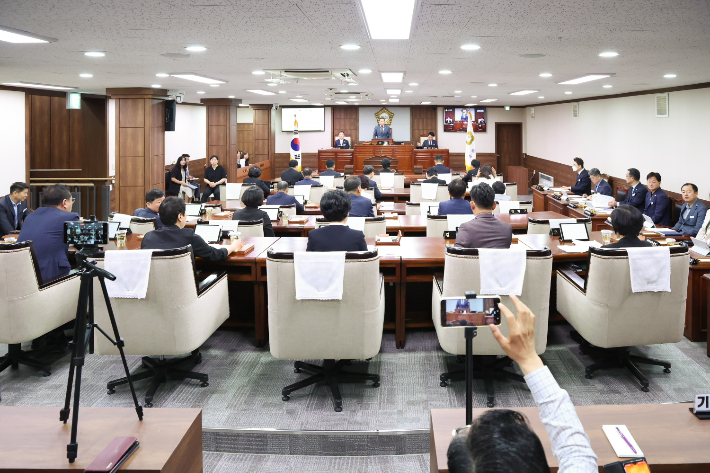 제287회 제1차 정례회. 순천시의회 제공