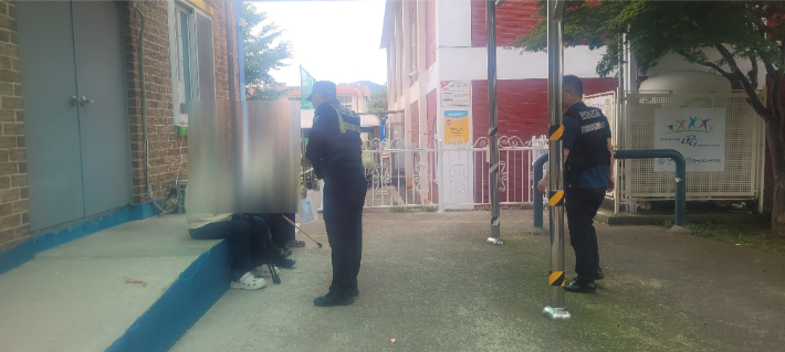 보이스피싱 예방활동. 고흥경찰서 제공