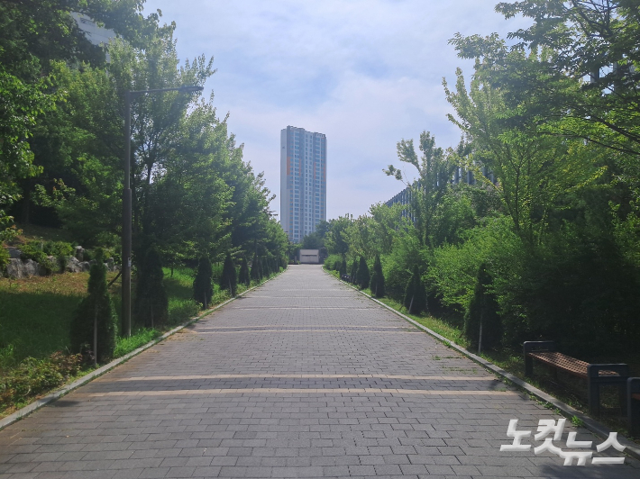 전주 에코시티 인근 붓내공원. 최명국 기자