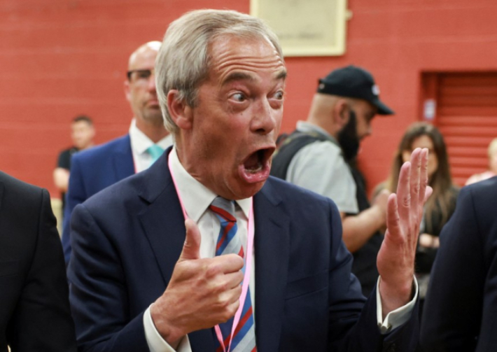 영국개혁당 대표 나이절 패라지. 로이터연합뉴스