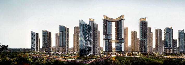 구리 수택동 재개발사업지 투시도. 현대건설 제공