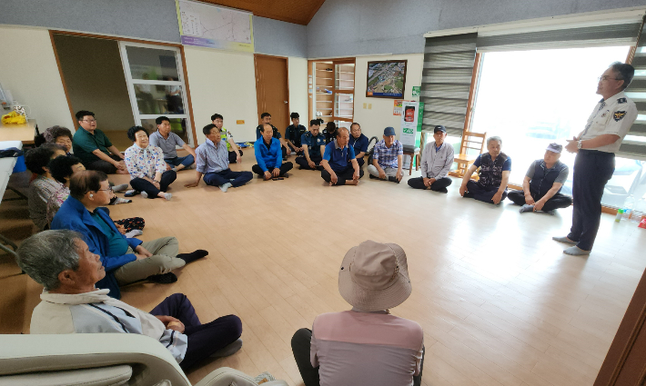 찾아가는 3심 실천 간담회. 고흥경찰서 제공