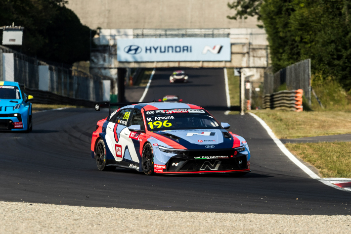 현대자동차 '더 뉴 아반떼 N TCR', 2025 TCR 월드투어 3라운드 우승. 현대자동차 제공
