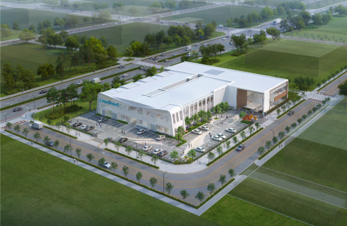 코웰메디 글로벌이노베이션센터 조감도. 부산시 제공 